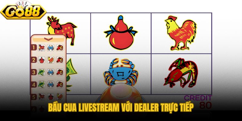 Bầu Cua Livestream với dealer thật xóc đĩa trước camera từng ván