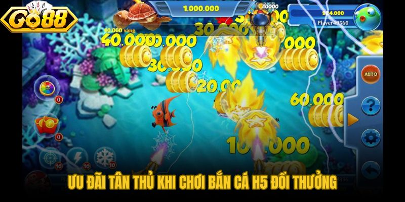 Các mốc thưởng rõ ràng dành cho người mới chơi bắn cá H5 chơi trên web